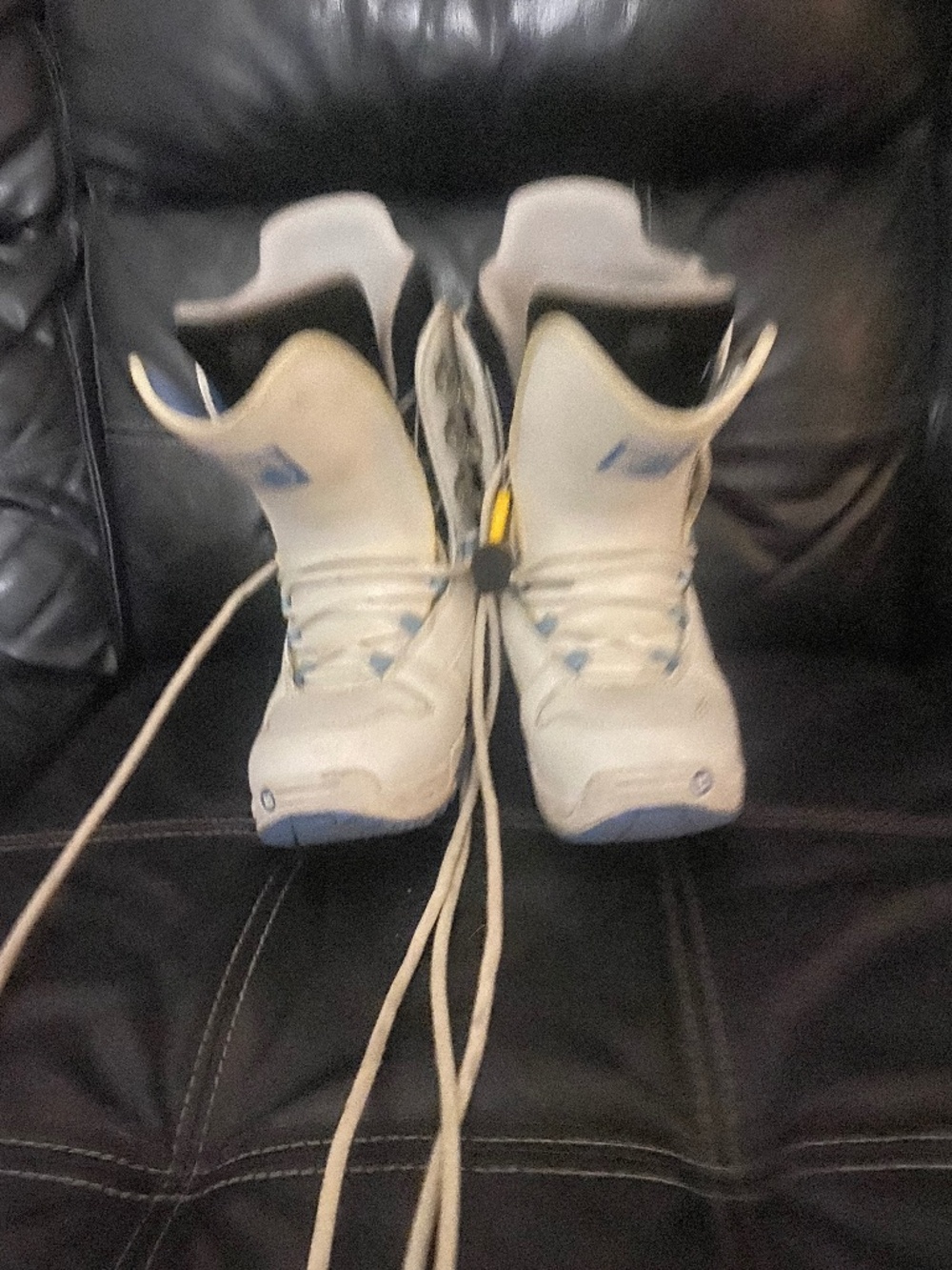 Woman Skiing Boots